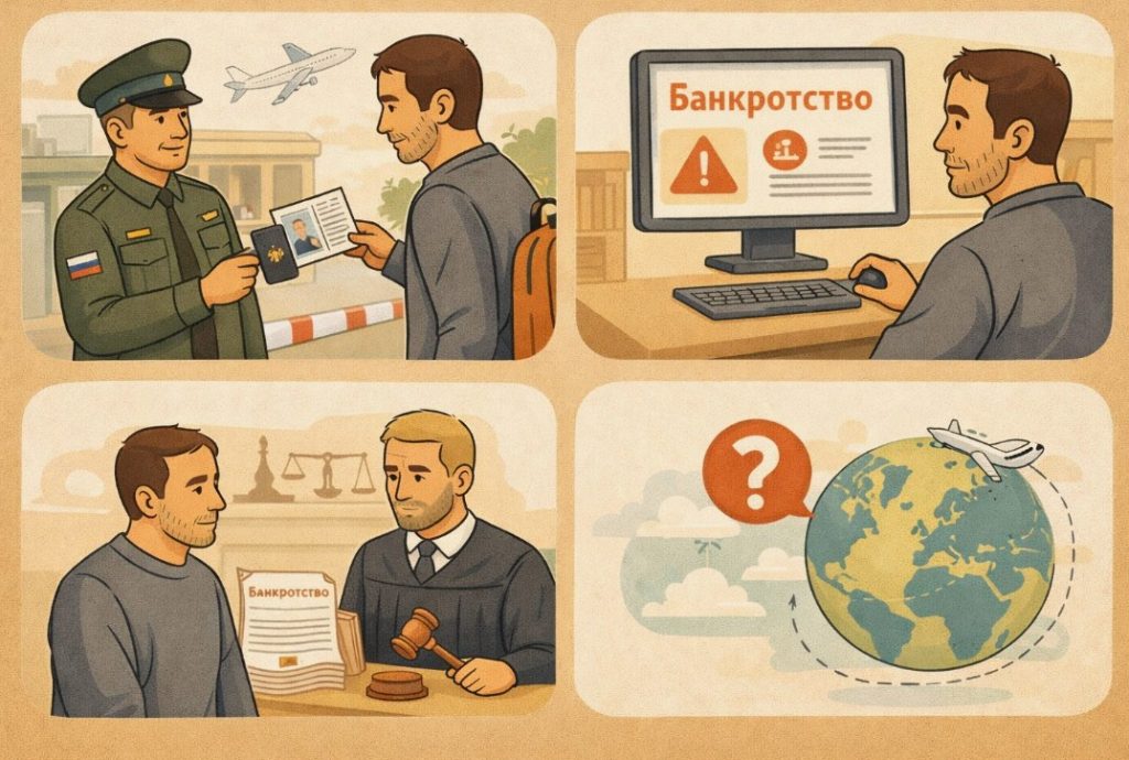 Можно ли выезжать за границу во время банкротства?